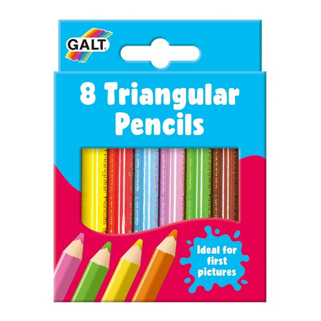 Galt 8 Triangular Pencils GOODS M&S   