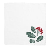 Daylesford Winter Foliage Linen Napkin GOODS M&S   