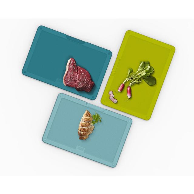 Joseph Joseph Duo 3pc Chopping Board Set with Case - Opal   3 per pack GOODS M&S   