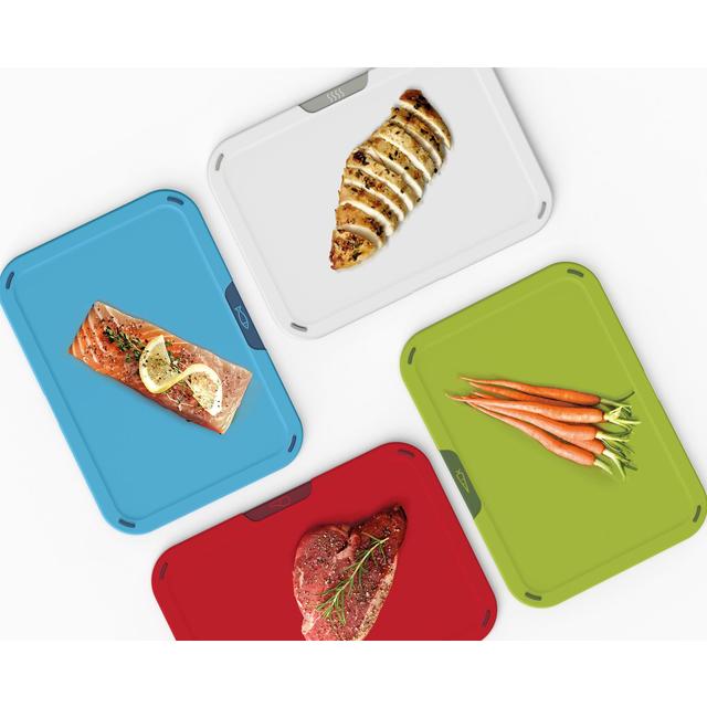 Joseph Joseph Duo Icon 4 piece Chopping Board set -Multicolour   4 per pack GOODS M&S   