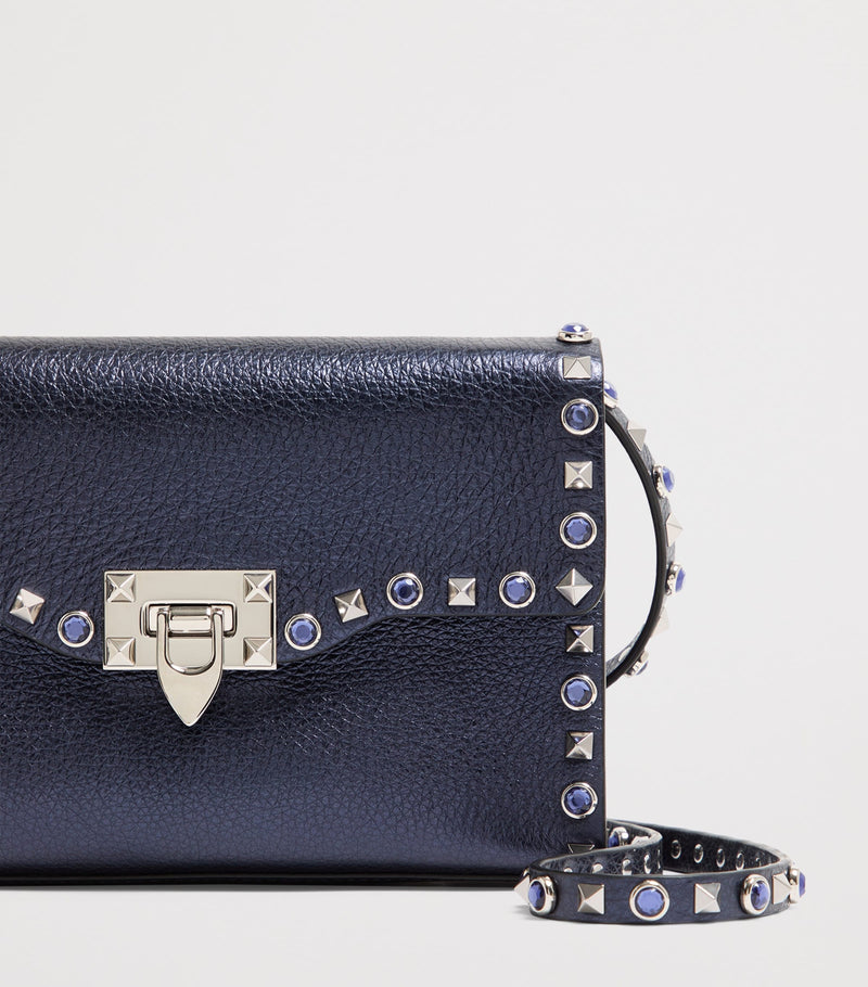 Valentino Garavani Rockstud Spike shoulder bag in calfskin, UK version