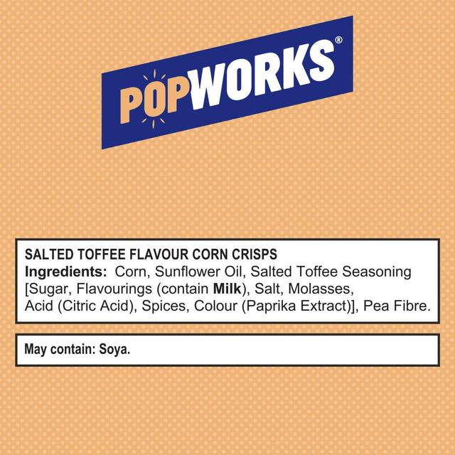 Popworks Salted Toffee Popped Crisps Sharing Bag   85g GOODS M&S   