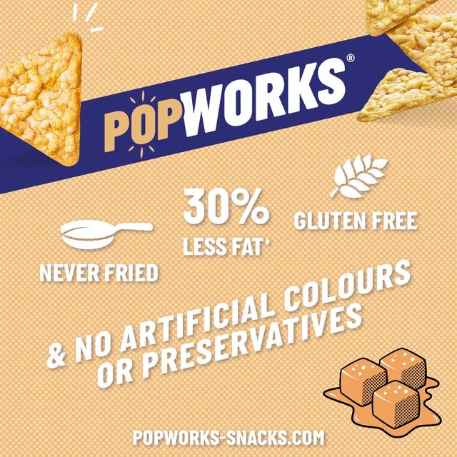 Popworks Salted Toffee Popped Crisps Sharing Bag   85g GOODS M&S   