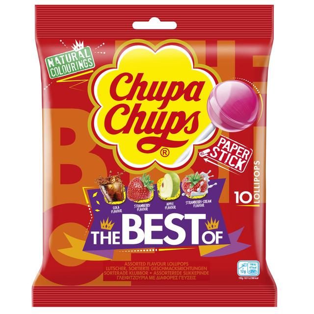 Chupa Chups Best of 10 Bag   10 per pack GOODS M&S   