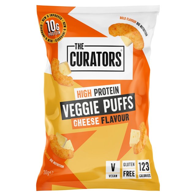 The Curators High Protein Cheese Veggie Puffs   30g GOODS M&S   