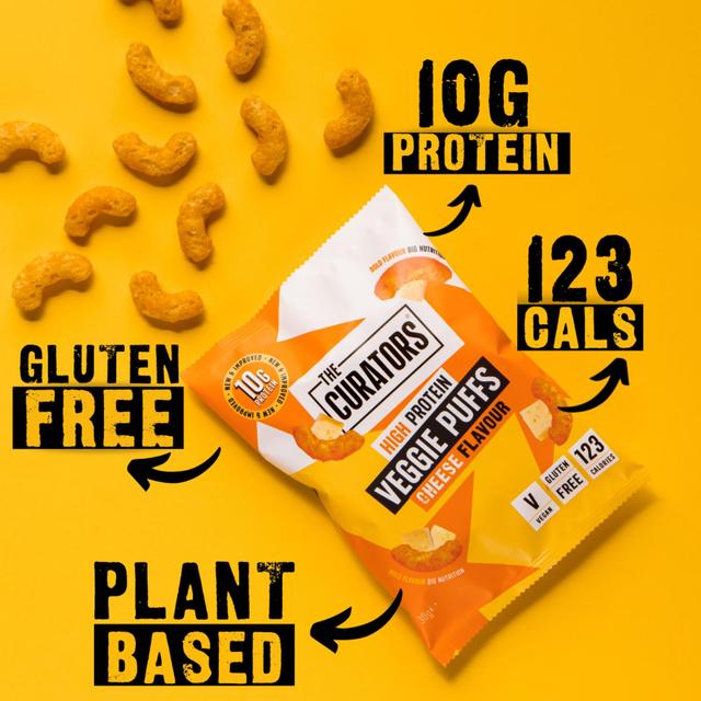 The Curators High Protein Cheese Veggie Puffs   30g GOODS M&S   