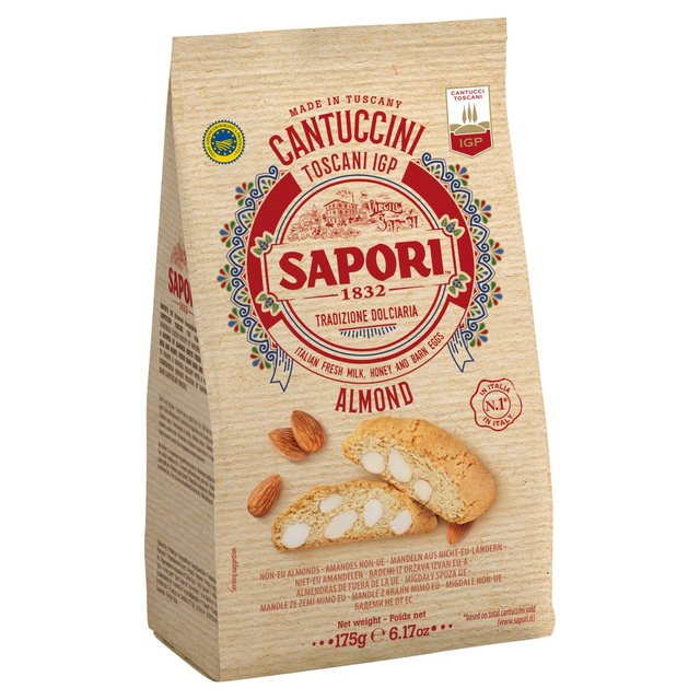 Sapori Almond Cantuccini Toscani IGP   175g GOODS M&S   