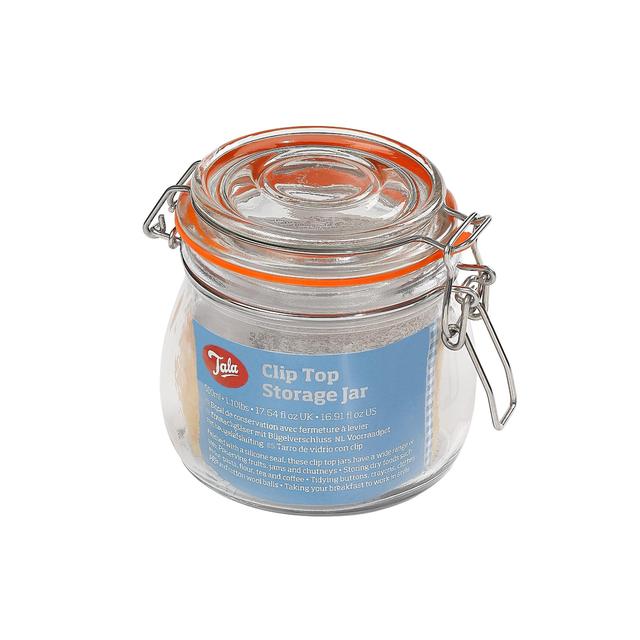 Tala Glass Clip Top Storage Jar 500ml GOODS M&S   