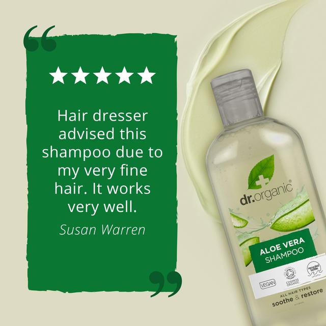 Dr Organic Aloe Vera Shampoo   265ml GOODS M&S   