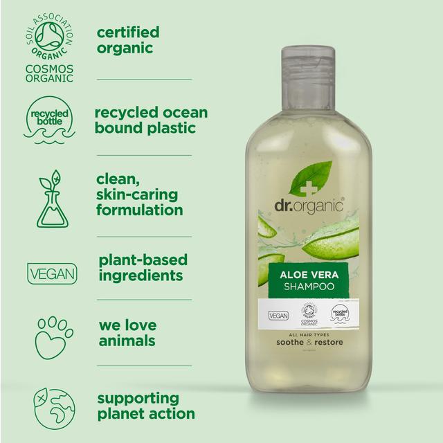 Dr Organic Aloe Vera Shampoo   265ml GOODS M&S   