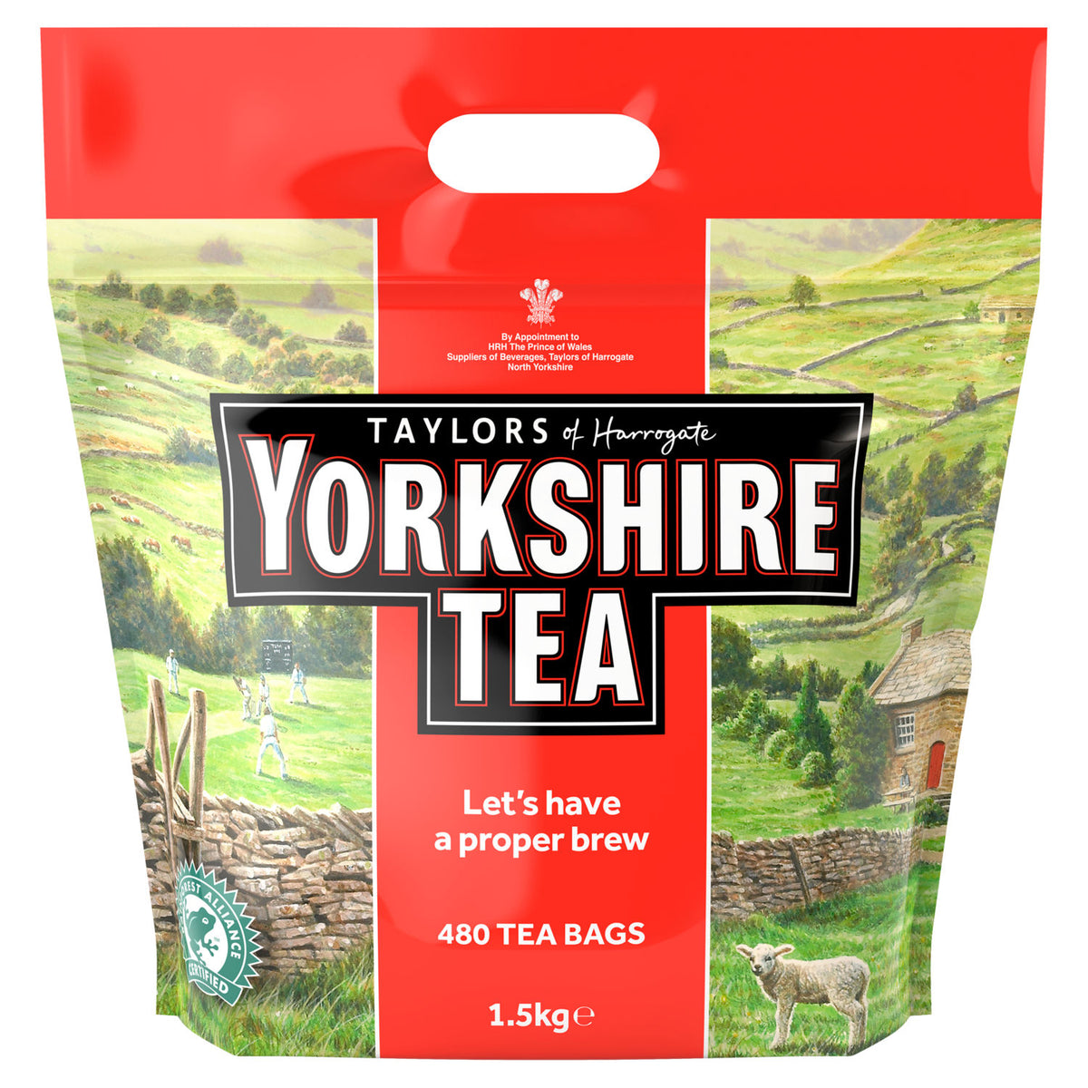 Taylors of Harrogate Yorkshire Tea 480 bags 1.5kg (British brand)