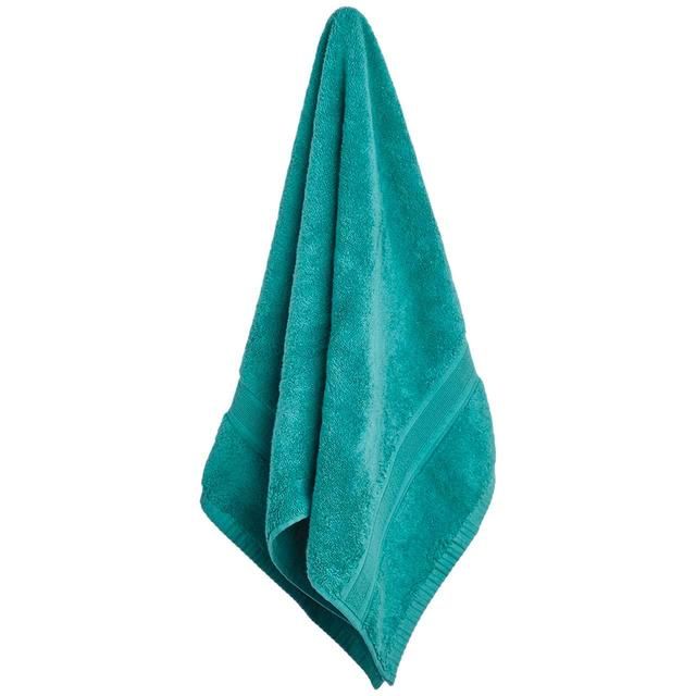 M&S Super Soft Pure Cotton Antibacterial Towel Face Towels 2pk Teal   2 per pack