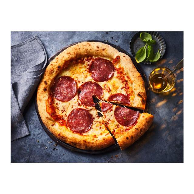 M&S Stonebaked Woodfired Salami Napoli Pizza Frozen   370g