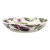 Emma Bridgewater Vegetable Garden Aubergine & Flowers Medium Pasta Bowl GOODS M&S   