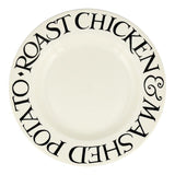 Emma Bridgewater Black Toast Roast Chicken 10 1/2 Inch Plate GOODS M&S   