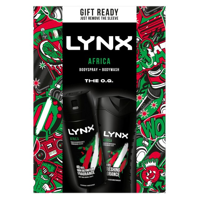 Lynx Africa Duo Gift Set   435g GOODS M&S   