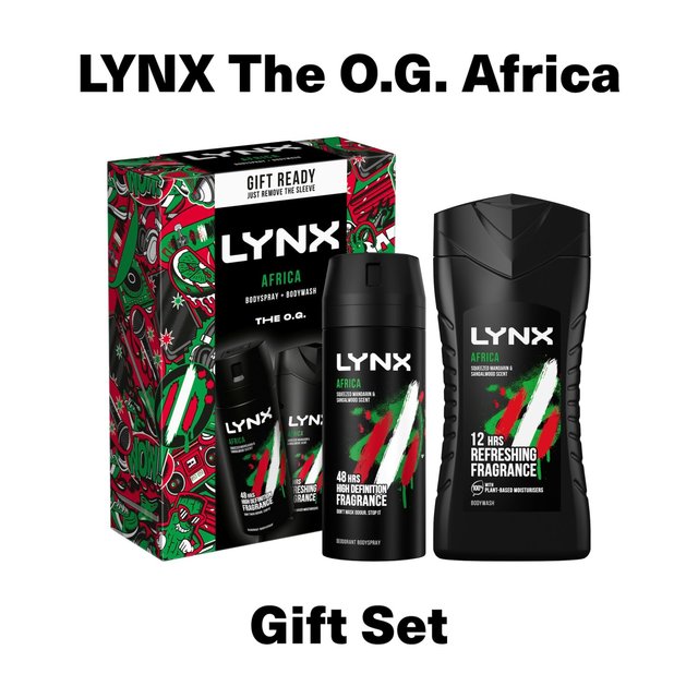 Lynx Africa Duo Gift Set   435g GOODS M&S   