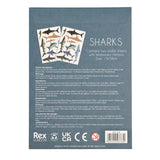 Temporary Tattoos - Shark (2 Sheets)   20 per pack GOODS M&S   