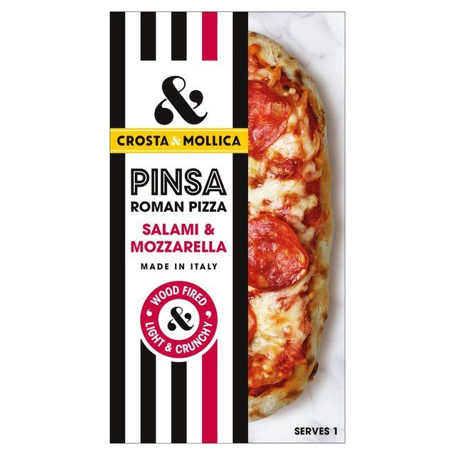 Crosta & Mollica Pinsa Salami & Mozzarella   160g GOODS M&S   