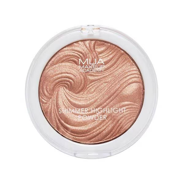 MUA Shimmer Highlight Powder Radiant Cashmere, imported from the UK