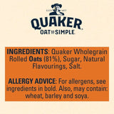 Quaker Oat So Simple Caramelised Biscuit Porridge Cereal Sachets   10 per pack GOODS M&S   