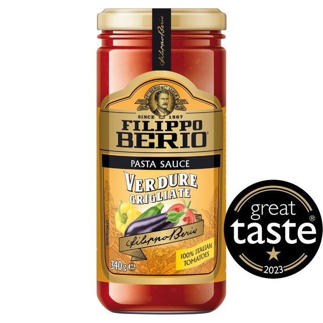 Filippo Berio Grilled Vegetables Pasta Sauce   340g GOODS M&S   