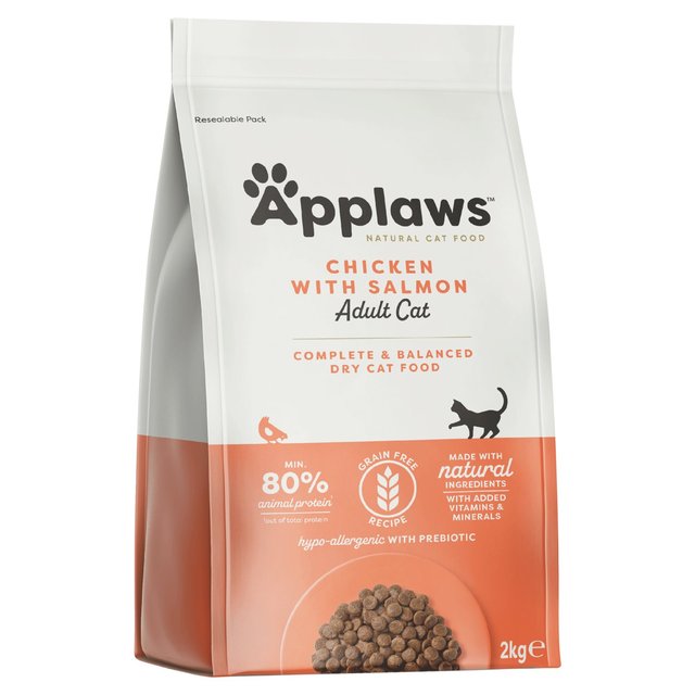 Applaws Cat Dry Adult Chicken with Salmon   2kg GOODS M&S   