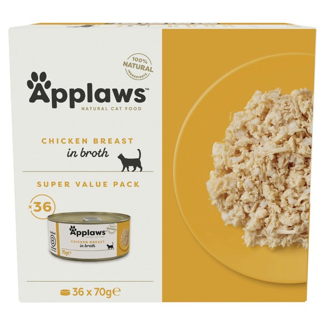 Applaws Cat Tin Chicken Bulk Pack    36 x 70g GOODS M&S   