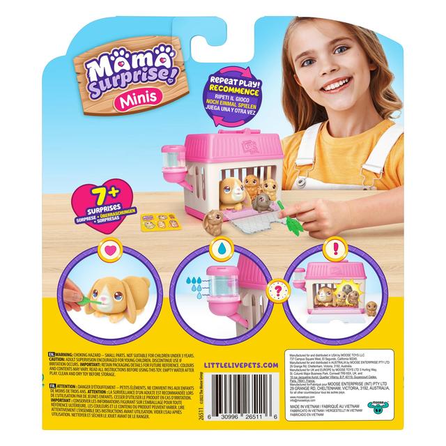 Little Live Pets Mama Surprise Playset Lil Bunny