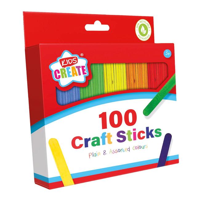 100 Craft Sticks   100 per pack GOODS M&S   