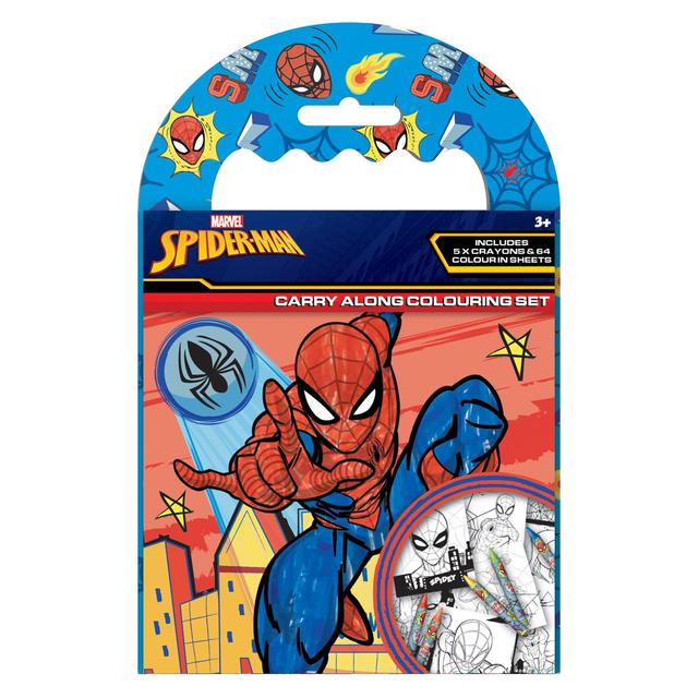 Spiderman Carry Along Mini Colouring Pad GOODS M&S   