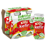 Biotiful Gut Health Strawberry & Banana Kids Kefir   4 x 100ml GOODS M&S   