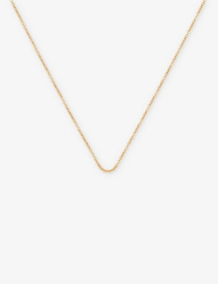 Monica Vinader fine chain yellow gold-plated vermeil 24 inch - British product