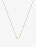 Monica Vinader 18ct yellow-gold plated rolo neck chain 15-17 inches (British brand)