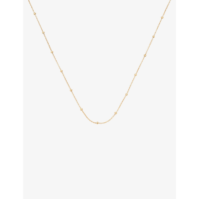 Monica Vinader 18ct gold-plated vermeil silver chain necklace - British product