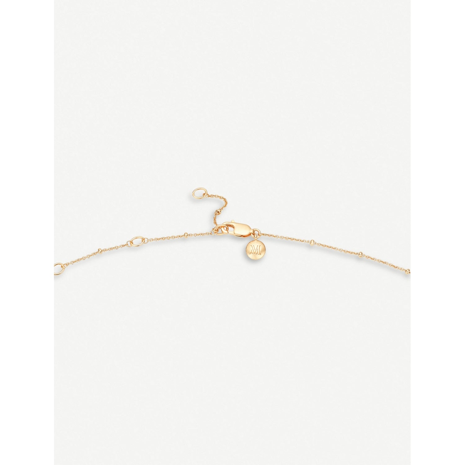 Monica Vinader 18ct gold-plated vermeil silver chain necklace - British product