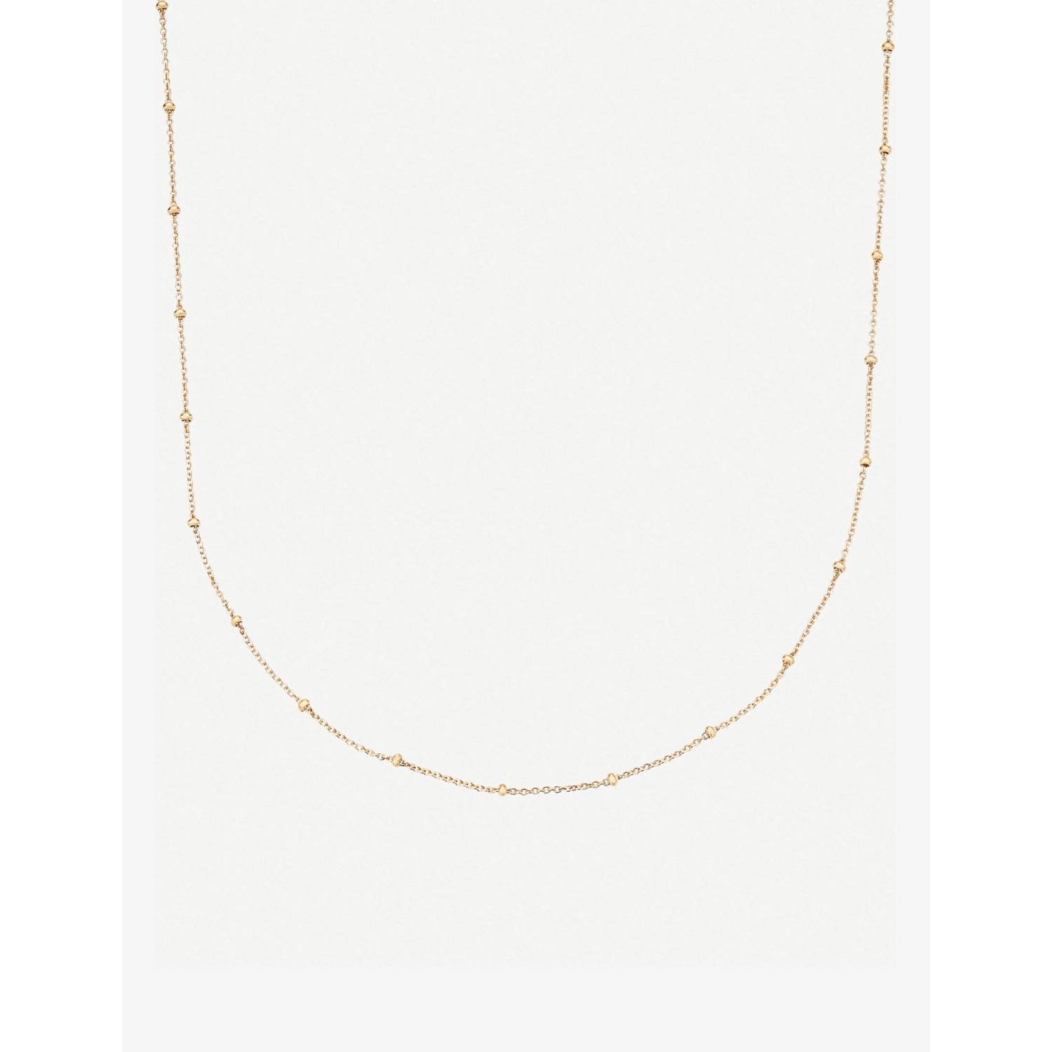 Monica Vinader 18ct gold-plated vermeil silver chain necklace - British product