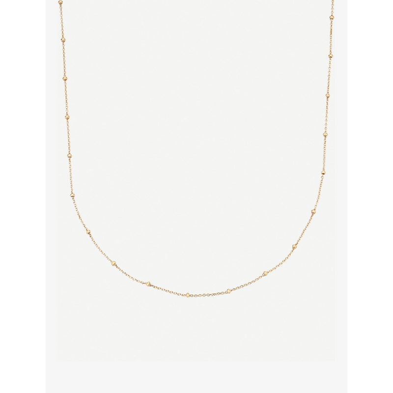 Monica Vinader 18ct gold-plated vermeil silver chain necklace - British product