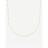 Monica Vinader 18ct gold-plated vermeil silver chain necklace - British product