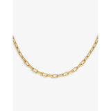 Monica Vinader gold-vermeil charm necklace 47cm, UK version