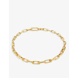 Monica Vinader gold-vermeil charm necklace 47cm, UK version