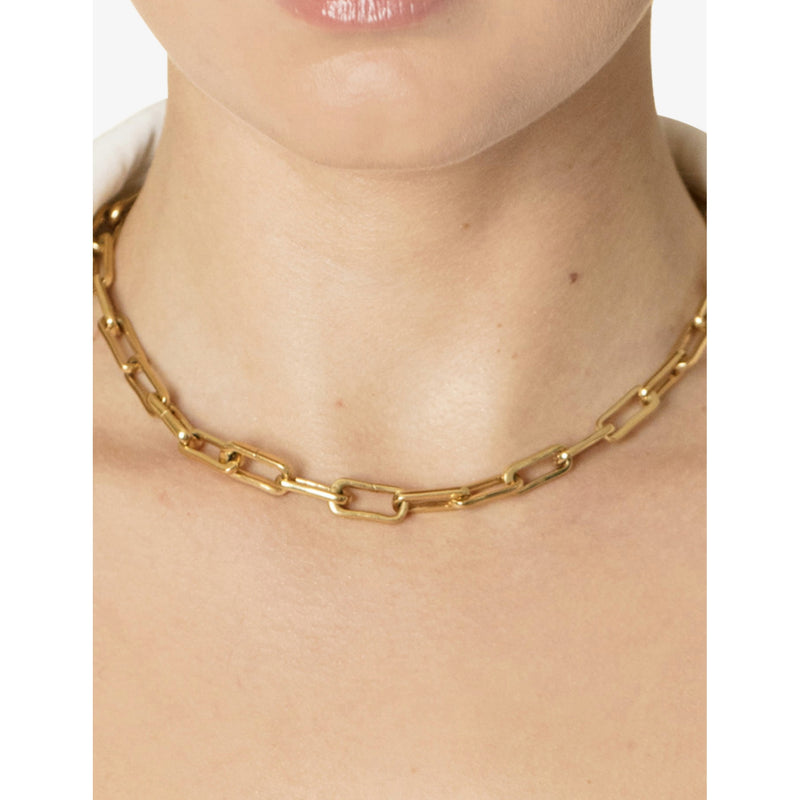 Monica Vinader gold-vermeil charm necklace 47cm, UK version