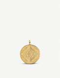 Monica Vinader Marie mini pendant in yellow gold vermeil 25mm - British product