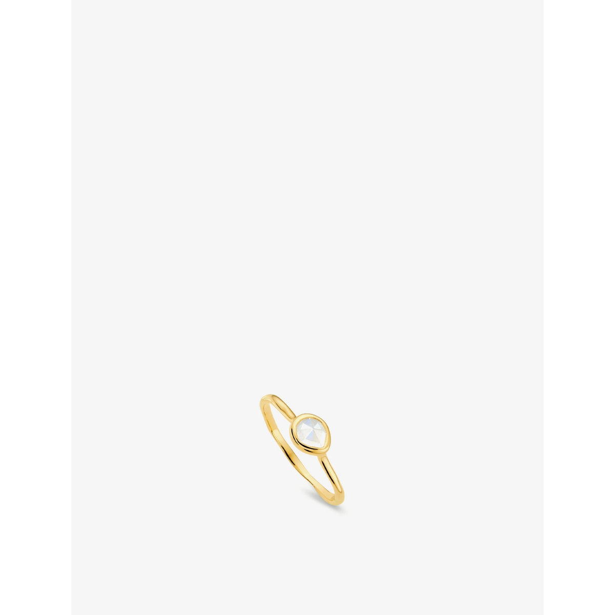 Monica Vinader MV Siren™ Gemstone Small 18ct Yellow Gold Vermeil Ring