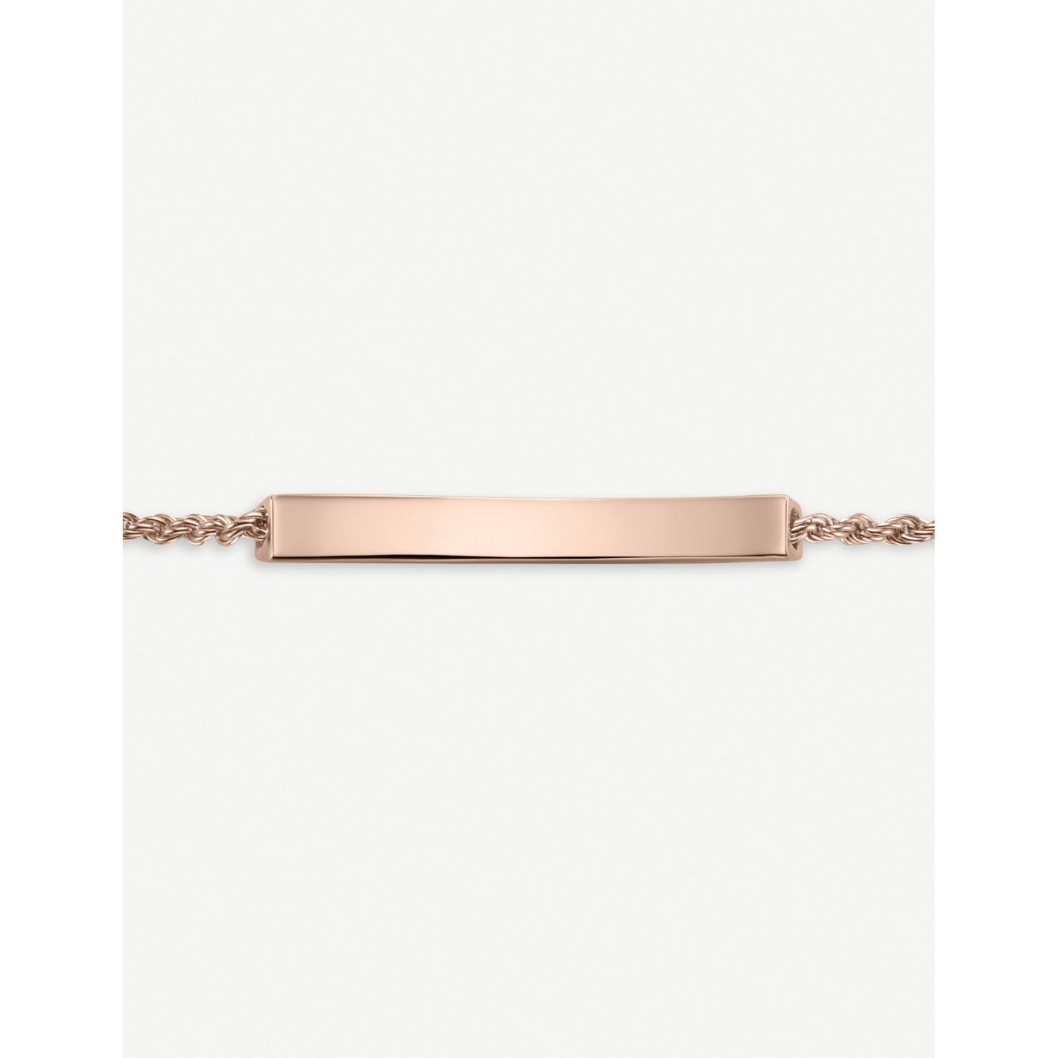 Monica Vinader 18ct rose gold-plated pavé diamond bracelet - British product