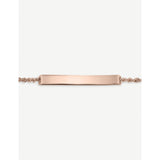 Monica Vinader 18ct rose gold-plated pavé diamond bracelet - British product