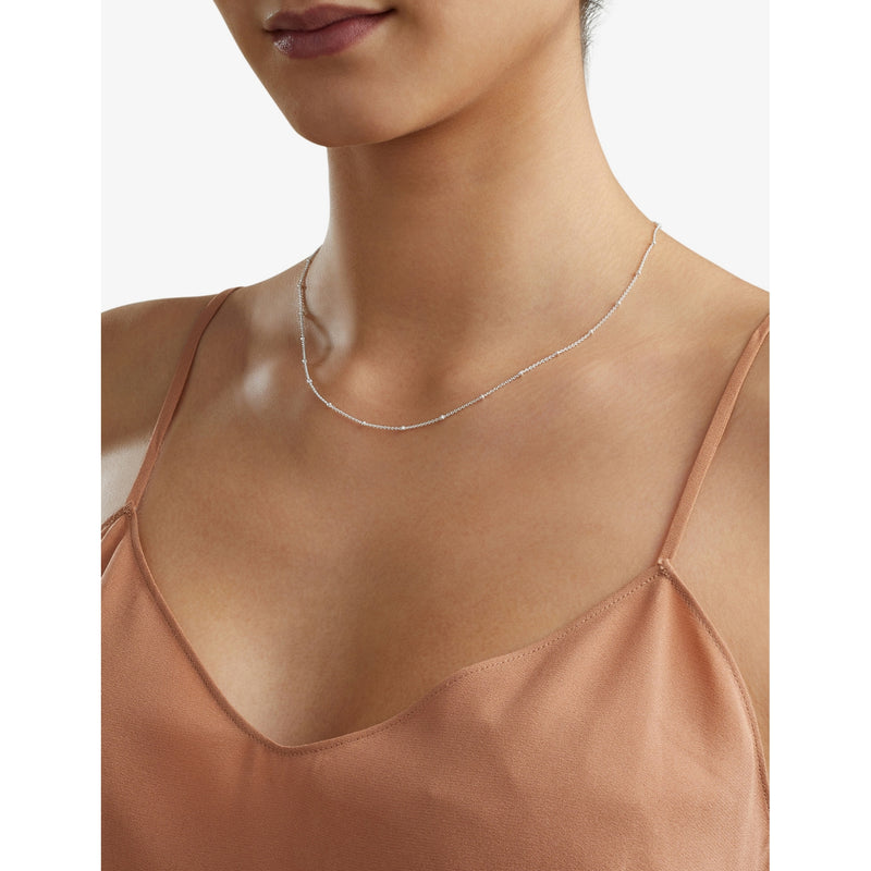 Monica Vinader sterling silver chain necklace 18 inch, UK version