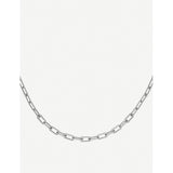 Monica Vinader Alta Capture Charm silver link necklace - British product