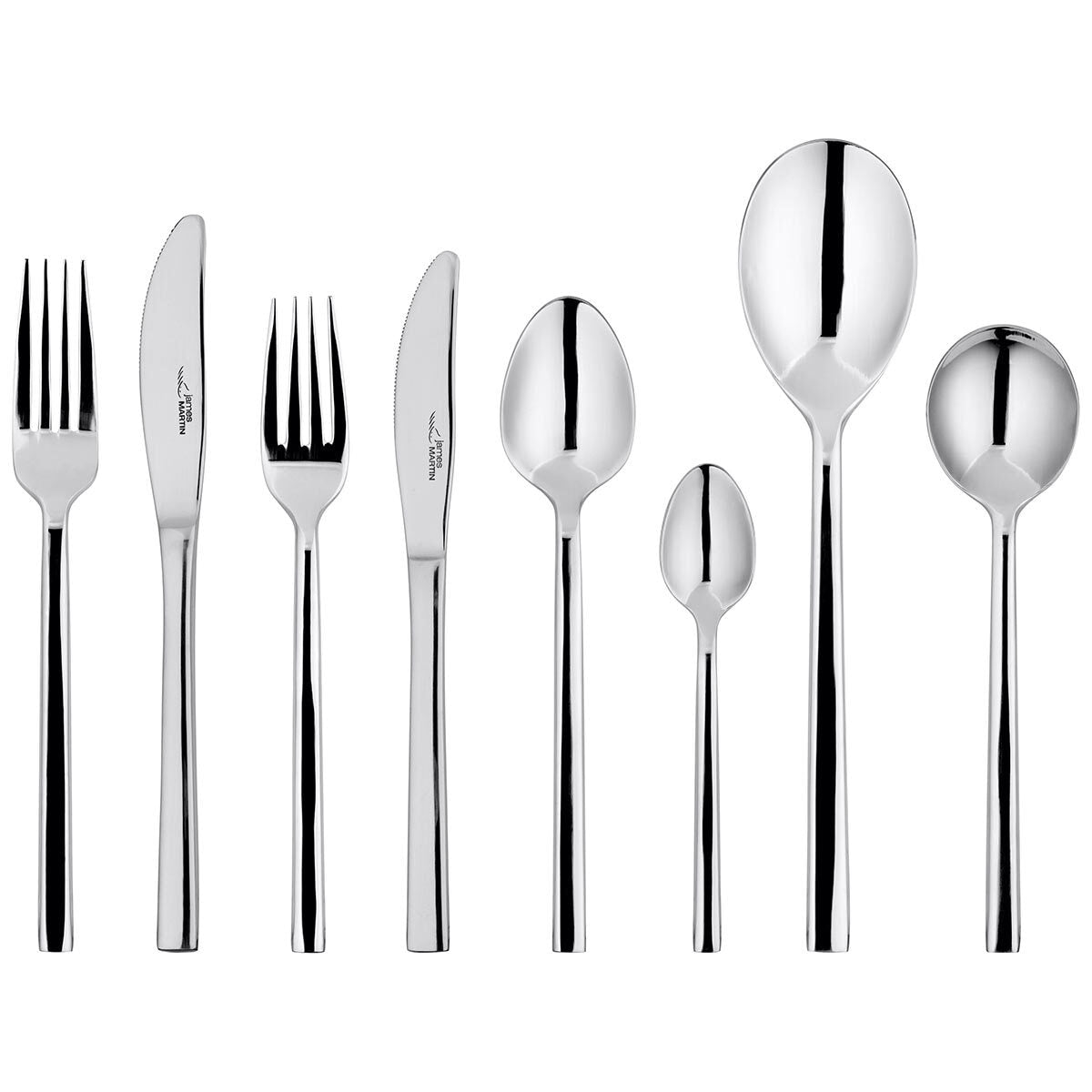 Stellar James Martin Stainless Steel Cutlery Set, 44 Piece GOODS Costco UK