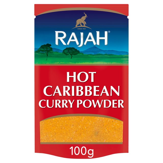 Rajah Spices Hot Caribbean Curry Powder   100g GOODS M&S   